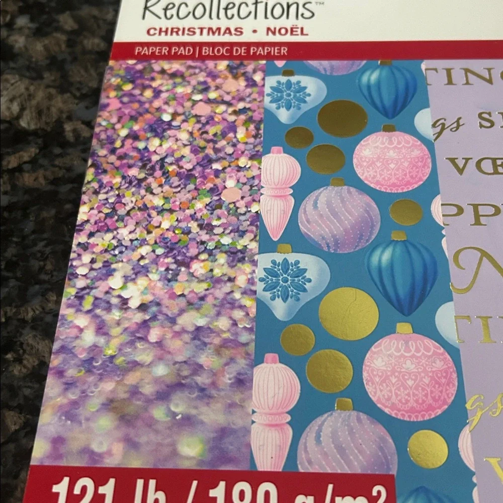 RECOLLECTIONS FROSTED FAIRYTALE PAPER PAD 58 SHEETS 12x12